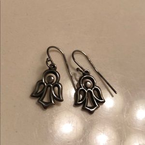 James Avery angel dangle earrings